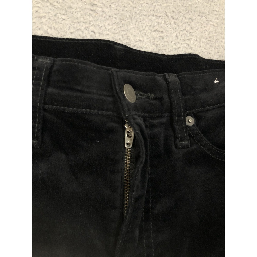Gap Pants Womens 10P (32x28.5) Black Baby Boot Velvet Mid Rise - Picture 5 of 14
